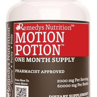 Remedy's nutrition Motion Potion | 1,000 mg, 60 Vegan Capsules Herbal Dietary Supplement | Two Month Supply