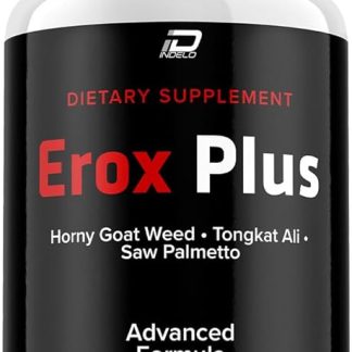 Erox Plus for Men Capsules, Erox Plus Vitamin Complex Pills, Official Formula, Erox Plus Dietary Supplement, All Natural Support Formula Reviews (1 Pack – 60 Capsules)