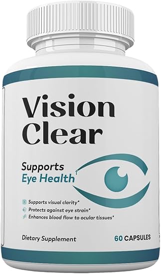 Zonata Vision Clear Eye Health Support Vitamins Pills, Vision Clear Supplement, 60 Capsules