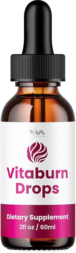 (1 Pack) Vita Burn Drops Healthy Vitamin Support Supplement - Advanced Formula, Vitaburn 24 Hour Liquid, Energy and Extra Strength Reviews, 1 Month Supply