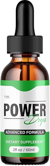 (1 Pack) Power Drops Healthy Vitamin Support Supplement - Advanced Formula, PowerDrops 24 Hour Liquid, Energy and Extra Strength Reviews, 1 Month Supply