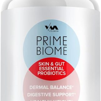 (1 Pack) PrimeBiome Probiotics - Prime Biome Advanced Formula Skin, Gut and Digestive Support, PrimeBiome Dermal Balance and Healthy Weight Reviews, 60 Capsules
