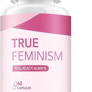 True Fem Capsule，Feminine Multi-Herbal Supplement | Vegan Formula with Fenugreek & Saw Palmetto | Plant-Based Botanical Blend | Non-GMO Capsule for Women（60 Count）