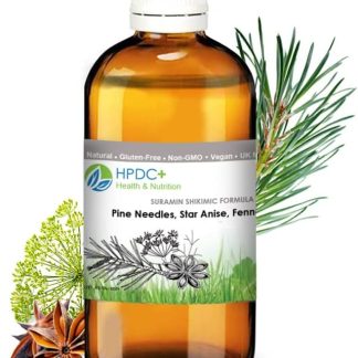 HPDC+ Health & Nutrition SURAMIN SHIKIMIC Acid Formula – Pine Needles, Star Anise, Fennel – Tincture Extract – 1 fl oz / 30ml
