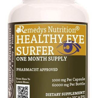Remedy's nutrition Healthy Eye Surfer | 1,000 mg, 60 Vegan Capsules Herbal Dietary Supplement | Two Month Supply
