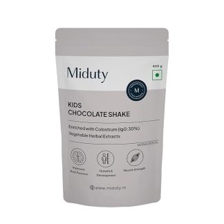 ATS Palak Notes Kids Chocolate Shake, Kids Chocolate Powder, Added Colostrum, Nutrient-rich Blend of Vitamins, Minerals, MCT Powder, Brahmi Extract, Brain Immunity - 400g