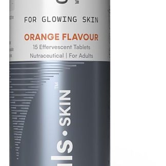 Glutathione (Orange, 15 Effervescent Tablets) | L-Glutathione Tablets with Vitamin C & E | for Skin Glow & Hydration