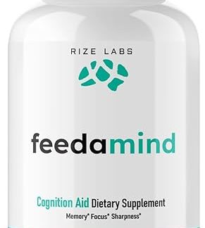 Feedamind Capsules – Daily Focus Support Formula with a Balanced Blend for Concentration, Alertness, and Sharpness | Easy-to-Take Pills for Lifestyle Support (60 Capsules)
