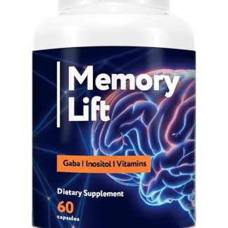 (1 Pack) Memory Lift Brain Support Supplement, GABA Inositol Vitamins Complex, 60 Capsules (1)