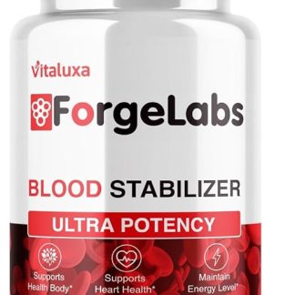 Forge Labs Blood Stabilizer - ForgeLabs Capsules Blood Support Supplement Advanced Balance Formula, Blood Stabilizer Pills Max High Strength Natural Potent Pressure Blend Healthy Circulation (60 Ct)