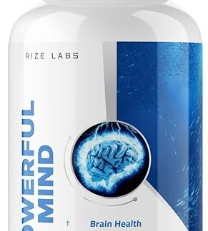 Powerful Mind Capsules – Daily Focus & Clarity Formula with a Clean Blend for Alertness and Memory Support | Easy-to-Take Pills for Lifestyle Balance (60 Capsules)