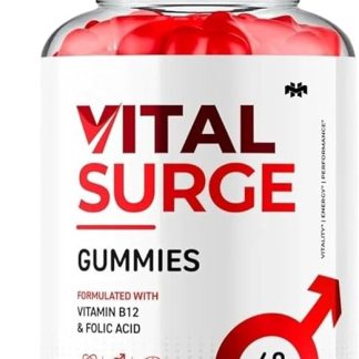 Vital Surge Gummies, Vital Surge Gummies Max Strength Vitamin Support Supplement, VitalSurge Advanced Health Wellness Support Gummies (60 Gummies, 1 Pack)
