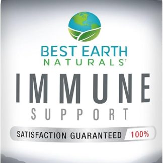 Best Earth Naturals Immune Support Supplement - Multi Vitamins for Adults with Vitamin C 30mg, Vitamin E 30 Iu, Turmeric, Mushroom, Garlic Supplement & More - 60 Capsules