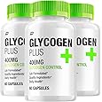 Glycogen Plus Capsules – GlycogenPlus Advanced Supplement, All Natural Formula to Maintain Healthy Levels, Maximum Strength Formula, Glycogen Plus Pills Reviews (1 Pack - 60 Capsules)