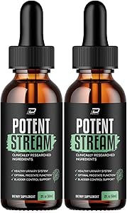 Potent Stream Drops for Health - Potent Stream Supplement, Maximum Strength Potent Streame Droppers, 2024 New Improved Formulation, (2 Pack - 2 Month Supply)