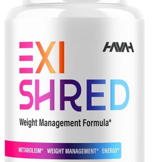 Exi Shred Capsules ExiShred Advanced Formula, Exxi Shred Maximum Strength Overall Health & Wellness Support Supplement, ExxiShred Premium Health Management Support Supplement (60 Capsules)