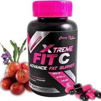 Fit C Xtreme : Get Back to Your Perfect Shape with 5 Natural Ingredients - 550 mg x 60 Units (1 Month Supply)