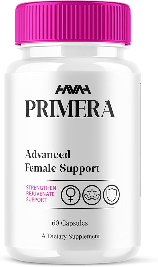 Primera Advanced Female Support Capsules, Primera Maximum Strength Premium Female Health & Wellness Supplement Pills, Premera Advanced Women Rejuvenation Strengthen Support Formula (60 Capsules)