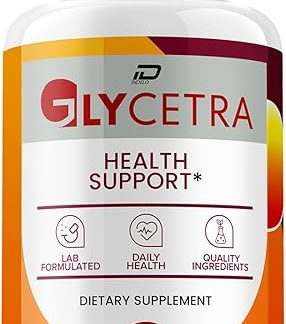 Glycetra Capsules – Glycetra Advanced Supplement, All Natural Formula to Maintain Healthy Levels, Glycetra Maximum Strength, Reviews (1 Pack - 60 Capsules)