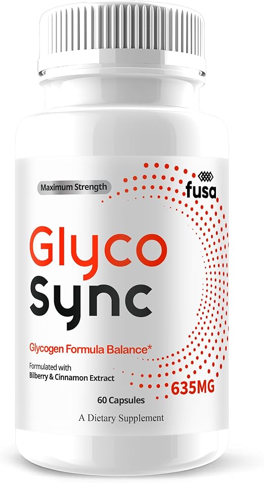 Glyco Sync Advanced Glycogen Support Supplement GlycoSync Capsules, Glyco Sync Maximum Strength Advanced Health & Wellness Multivitamin Support Formula, Gluco Sync Premium Support Pills (60 Capsules)