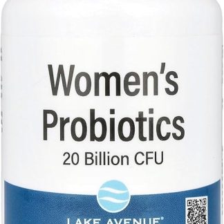 Lake Avenue Nutrition Women's Probiotics with Probiotic Bacteria Blend, Bifidobacterium lactis, Lactobacillus acidophilus, and Lactobacillus rhamnosus, 20 Billion CFU, 60 Veggie Capsules