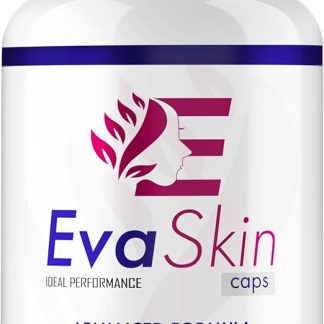 EvaSkin Capsules, Official EvaSkin Supplement Pills - Maximum Strength, Daily Skin Wellness Formula, Natural Blend Supports Hydration, Texture & Radiant Looking Glow, Eva Skin Reviews (60 Capsules)