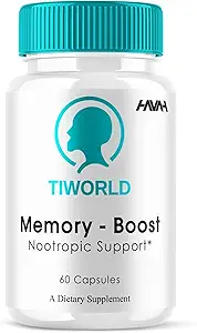Tiworld Advanced Memory Support Supplement Ti World Pills, Tie World Maximum Strength Advanced Health & Wellness Multivitamin Supplement, Tee World Premium Memory Support Capsules (60 Capsules)