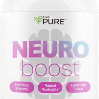 Pure Neuro Boost | 30 Capsules | Nootropic Supplement to Support Energy, Memory, and Focus | Supports Better Concentration & Healthy Brain Function | Natural Blend of Plant Extracts