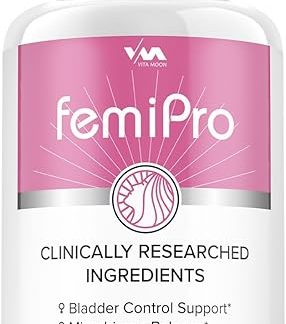(1 Pack) Femi Pro Probiotics - FemiPro Advanced Formula Bladder Control Support, Microbiome Balance, Healthy Urinary System, 60 Capsules