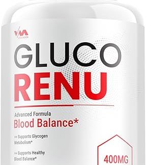 (1 Pack) Gluco Renu Supplement, GlucoRenu Capsule - Advanced Formula Gluco Renu, GlucoRenu Maximum Strength Reviews, 60 Capsules