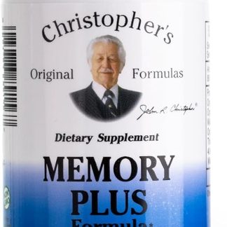 Christopher's Original Formulas Memory Plus Herbal Blend - Brain Supplements for Memory & Focus - Supports Cognitive Function, Energy, & Alertness