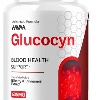 Glucocyn Maximum Strength Glycogen Support Supplement Glycocyn 635MG Health Support Capsules, Glucosyn Premium Health & Wellness Vitamin Support Pills, Glycosyn Premium Support Pills (60 Capsules)