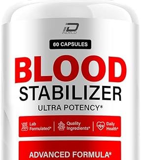 Blood Stabilizer Capsules – BloodStabilizer Advanced Supplement, All Natural Formula to Maintain Healthy Levels, Maximum Strength Support Reviews (1 Pack - 60 Capsules)