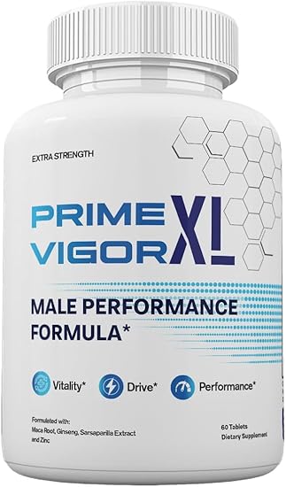 Zonata Prime Vigor XL Dietary Supplements for Men, Prime Vigor XL Naturally Enhance Performance, Endurance, and Energy Levels, Natural Formula to Sustain Energy & Performance Levels (60 Tablets)