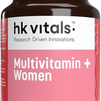 Heal;thKart HK Vitals Multivitamin Plus Women, Advanced Daily Multivitamin for Active Women | for Energy, Joints, Skin & Hair; with Iron, Vitamin C, Veg Collagen, Hyaluronic Acid & Biotin, 30 Tablets
