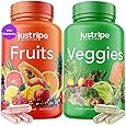 Fruits and Veggies Supplement - Nature Fruits and Vegetables Supplements - Vegan, Non GMO, Soy Free, Superfood Vitamins & Minerals Nutritional Balance - (Total 180 Capsules - Pack of 2) Made in USA