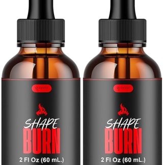 (2 Pack) Shape Burn, Official ShapeBurn Supplement with All Natural Ingredients, Adanced Formula ShapeBurn Maximum Strength Fitness Support Formula for Men & Women in an Easy Take Form (60 Servings)