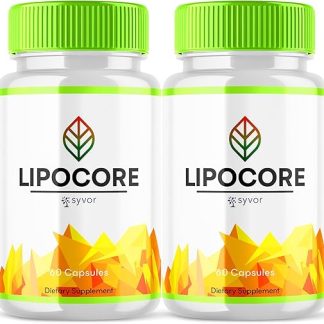 (2 Pack) Lipocore Capsules - Lipocore Advanced Formula Vitamin Supplement Pills - All Natural Blend of Ingredients to Support Wellness and Energy Daily, Maximum Strength Capsule (120 Capsules)