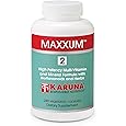 Karuna MAXXUM 4 180 Vegetarian Capsules | multivitamin and Mineral Supplement, Lutein, Zeaxanthin, Lycopene, Alpha-Carotene and Cryptoxanthin, Citrus Bioflavonoids,1:1 Calcium/Magnesium