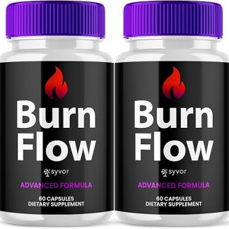 (2 Pack) Burn Flow Capsules, Official BurnFlow Pills with All Natural Premium Ingredients, BurnFlow Energy and Fitness Vitamin Supplement, Burn Flow Healthy Lifestyle Powered by Nature (120 Capsules)