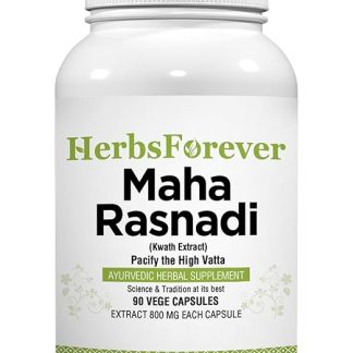 Maharasnadi Kwath Ayurvedic Herbal Supplement 90 Veg Capsules, 800mg Each Supports Joint Health & Mobility with Natural Ingredients