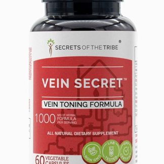 Secrets of the Tribe - Vein Secret, Vein Tonnig Formula, Herbal Supplement Blend (60 Capsules)