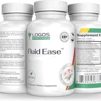 Fluid Ease - Safe and All Natural Diuretic with Dandelion 4:1 Concentrate Blended with Herbs and Vitamins
