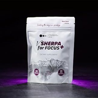 for Focus+ Premium Nootropic Supplement, Omega-3, Citicoline, L-Tyrosine & Ginkgo for Mental Clarity & Focus, Brain Health & Cognitive Support, Non-GMO, Gluten-Free, GMP, 90 Vegan Capsules