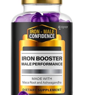 Iron Booster Gummies, Officical IronBooster Gummies for Men with All Natural Ingredients, Advanced Formula Gummy Supplement Support Your Active Lifestyle Naturally with Premium Vitamins (60 Gummies)