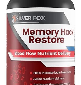 Memory Hack Restore - Brain & Body Blood Flow Nutrient Delivery - Help deliver nutrients to the brain - Special blend of amino acids to support increased blood flow nutrient delivery and male function