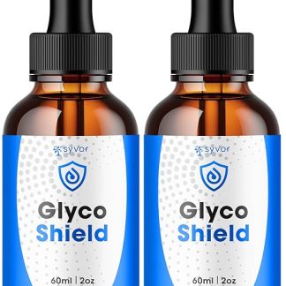 (2 Pack) Glyco Shield Drops, Official Glyco Shield Blood Support Drops With All Natural Ingredients, GlycoShield Maximum Strength Liquid Supplement Supporting Health & Wellness Naturally (60 Servings)
