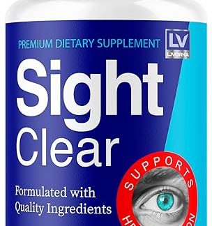 Sight Clear Pills, Sight Clear Support Eye Supplement, SightClear 20/20 Vision Vitamins Reviews Advanced Formula, 60 Capsules for 1 Month
