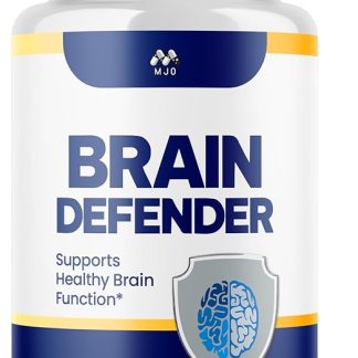 Brain Defender Capsules, Official Brain Defender Supplement with All Natural Ingredients, Braindefender Advanced Nootroptic Formula with Maximum Strength Vitamins for Health and Wellness (60 Capsules)